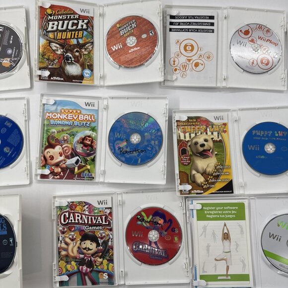 Nintendo Wii Games Bundle Lot of 11 Complete CIB Kids Titles Monster Jam Hip Hop - Picture 8 of 12